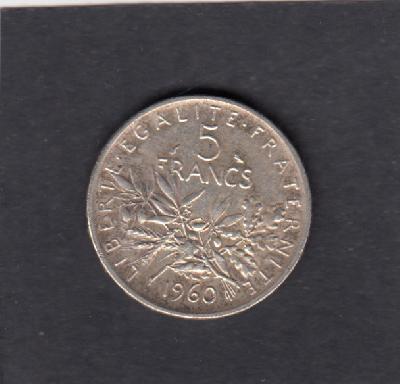 Beschrijving: 5 Francs  